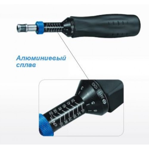 Отвертка динамометрическая 1/4" 1-6 Нм KING TONY 34111-2DG