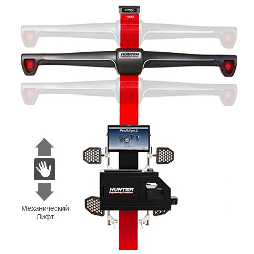Стенд для РУУК HawkEye, 3-D, 2-х камерный "механичесчкий лифт", ПО WinAlign HUNTER WA510E-HS221ML2E