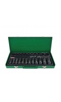 Набор головок  ударных  1/2" 8-32мм  32ед. короткие+длинные TOPTUL GDAD3201