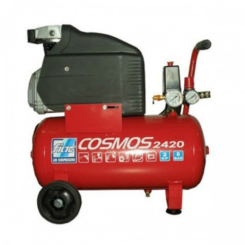 Компрессор поршневой Vрес=24л COSMOS 2420 220V CE ROSSO FIAC 9995260000