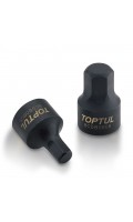 Головка HEX 6мм 1/4" (цельная) TOPTUL BCDB0806