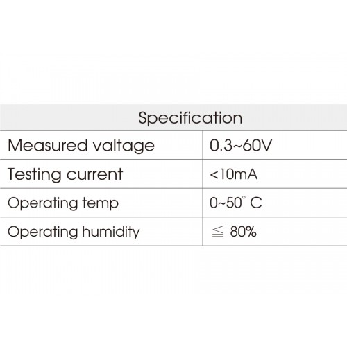 Цифровой тестер цепи 12 ~ 48V DC