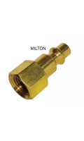 Штуцер для быстроразъема тип Milton 1/4" (f)