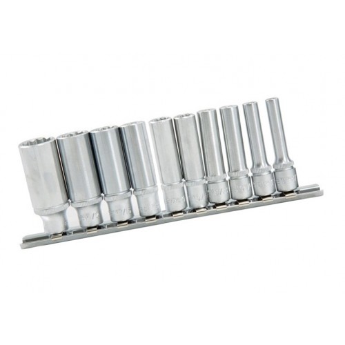 Набор головок глубоких 1/4" 12-гранных 10 пр.