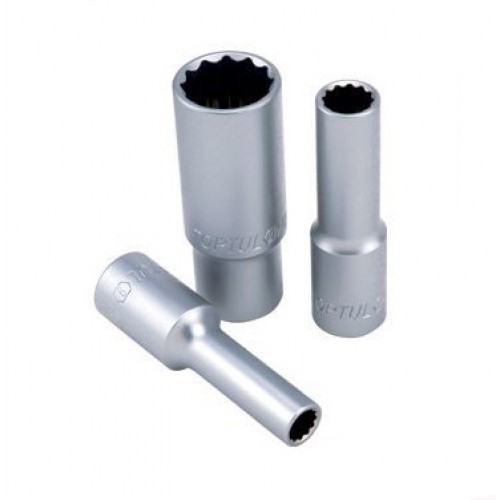 Головки глубокие двенадцатигранные 1/2" TOPTUL BAEF1612 Series