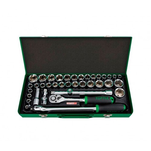 Набір інструментів 1/2" (дюйм+метр.) 38од. TOPTUL GCAD3803