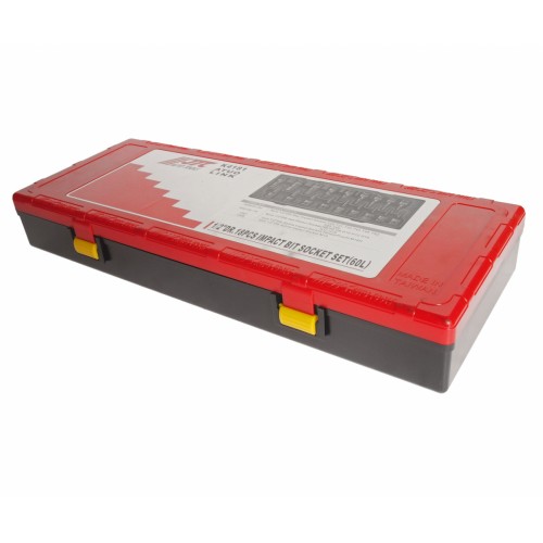 Набор головок ударных TORX, HEX, SPLINE 1/2", 60мм. 18ед