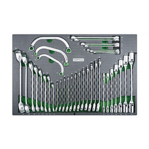 Тележка с инструментом (Pro-Plus) 8 секций 448ед. серая TOPTUL GE-44803
