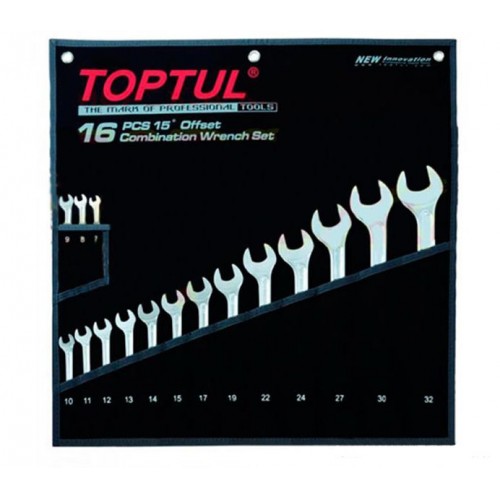 Набор ключей комбинированных 16 шт. 7-32 "Hi-Performance" TOPTUL GPAX1601