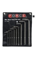 Набор угловых ключей TORX Т20-Т60 9ед. длинные 5099L FORCE