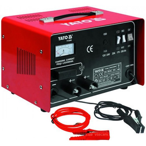 Зарядное устройство 12/24v 25а 350Ah YATO YT-8305