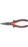 Длинногубцы прямые Black Nickel, 160 мм, двухкомпонентные рукоятки MATRIX 17158