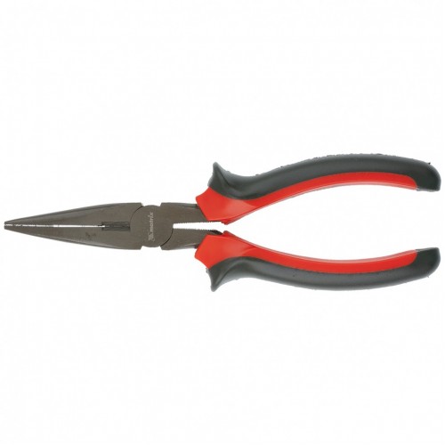 Длинногубцы прямые Black Nickel, 160 мм, двухкомпонентные рукоятки MATRIX 17158