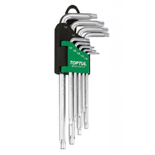 Набор Г-обр. ключей TORX T10-T50 9ед. длинных TOPTUL GAAL0914