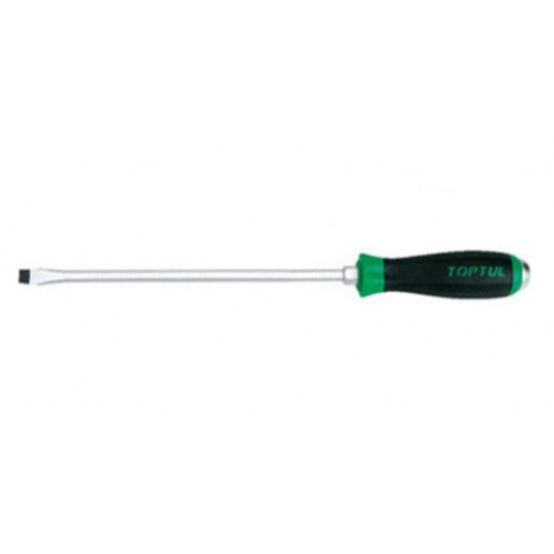 Викрутка шліцева 10.0 x 300mm (з шестигранником ударна) TOPTUL FALB1030