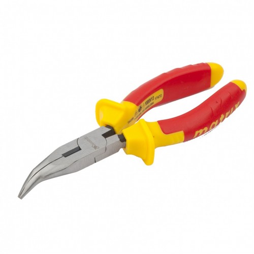 Длинногубцы изогнутые Insulated, 160 мм, двухкомпонентные рукоятки MATRIX PROFESSIONAL 17472