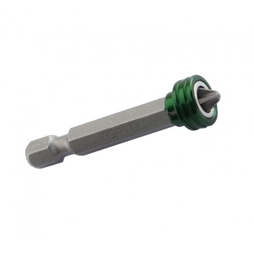 Насадка 1/4" 50мм PH2 под шуруповерт магнитная Quick Change TOPTUL FQBB0802
