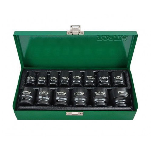 Набор головок ударных дюймовых 1/2" 3/8...1-1/4 14ед. TOPTUL GEAD1401