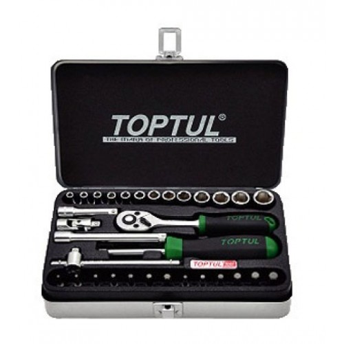 Набор инструмента 1/4" 32ед. TOPTUL GCAD3204