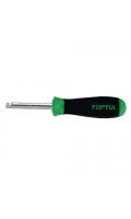Вороток-отвертка 1/4" 150мм (резиновая ручка) TOPTUL CAIP0816