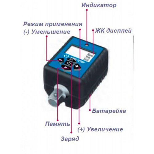 Динамометрический адаптер  27-135 NM 3/8" KING TONY 34307-1A