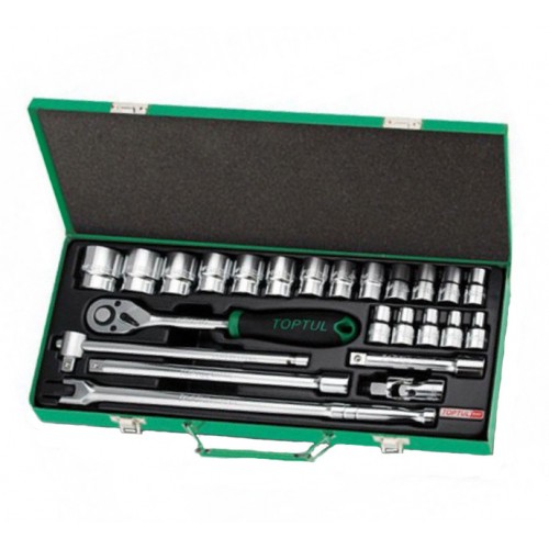 Набор инструмента 1/2" 24ед.(12pt) TOPTUL GCAD2404