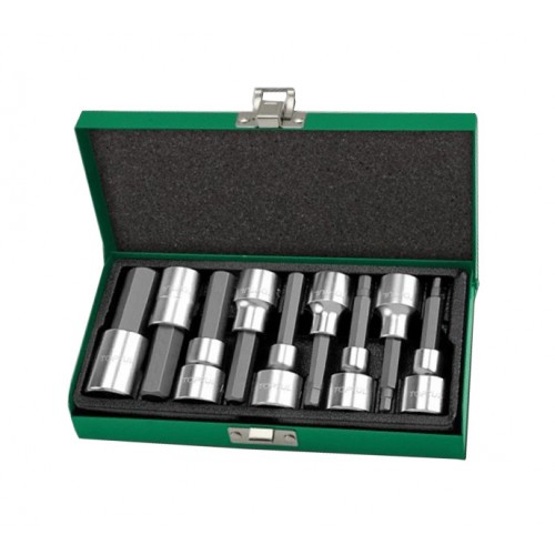 Набор бит впрессованных в головку 1/2" Н4-Н17 80mm TOPTUL GAAD0905