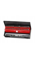 Набор насадок 1/2",10мм, HEX,TORX,SPLINE42ед. вертикальное расположение