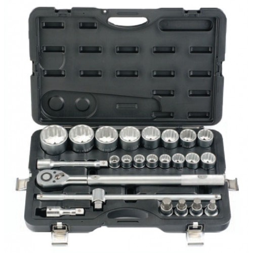 Набор инструмента 12-гранный 24 пр. 3/4" FORCE 6241 F