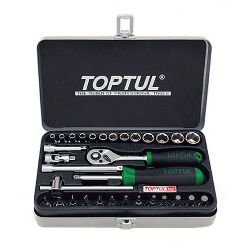 Набор инструмента 1/4" 32ед. TOPTUL GCAD3202