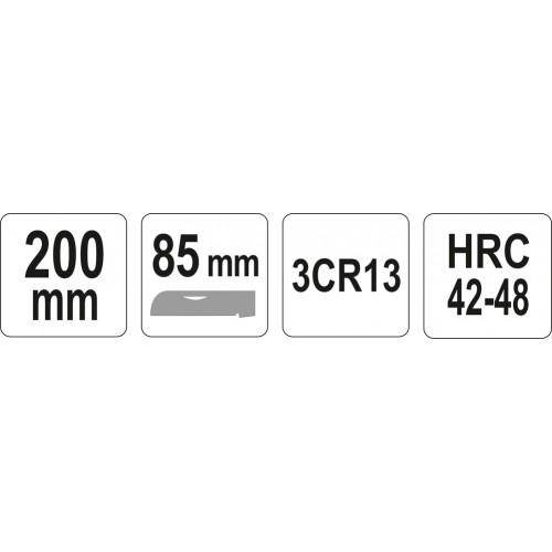 Нож складной, длина: 200мм YATO YT-7600
