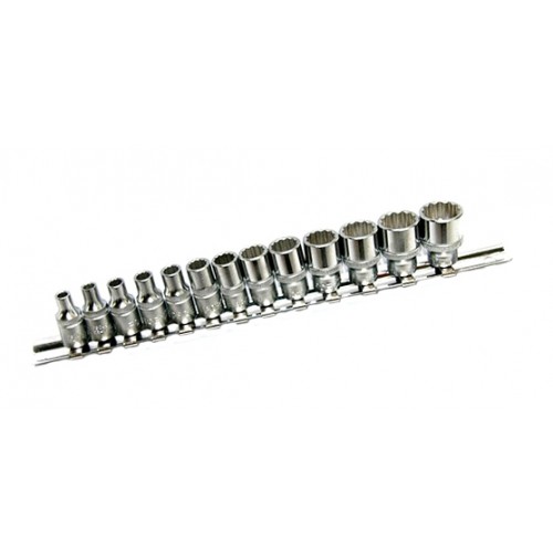 Набор головок 1/4" 4-14мм. 12гр.13ед.