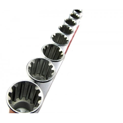 Набор головок SPLINE 1/4" 4-14мм 13ед.