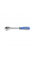 Трещотка 1/2" силовая 32 зуба с двухкомпонентной ручкой KING TONY 4771-10GR