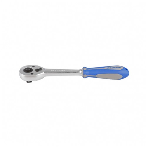 Трещотка 1/2" силовая 32 зуба с двухкомпонентной ручкой KING TONY 4771-10GR