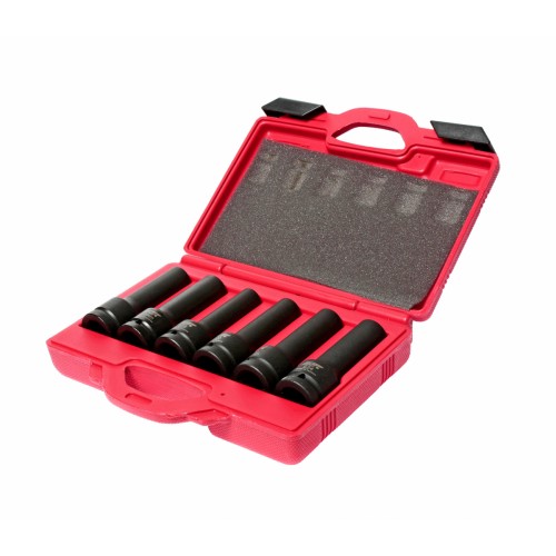 Набір ударних головок TORX E18, E20, E22, E24, 17мм, 19мм 3/4