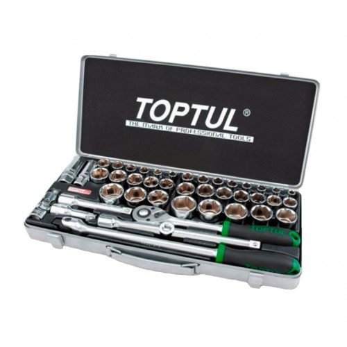 Набор инструмента 1/2" (дюйм+метр.) 43ед. TOPTUL GCAD4303