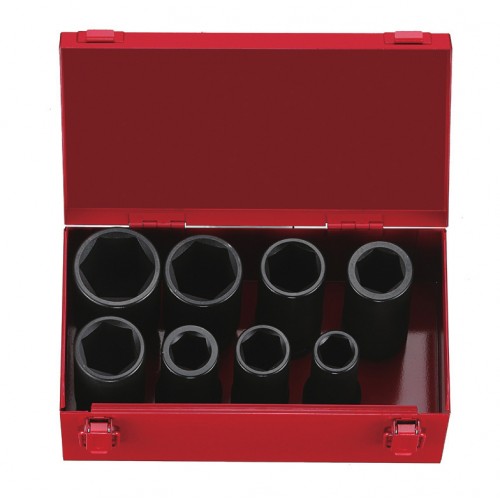 Набор метрических ударных глубоких головок 3/4" 19-41mm. 8ед.