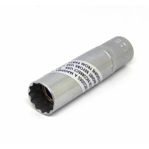 Головка свечная магнитная 14 мм тонкостенная ,3/8". FORCE 807314MTH F