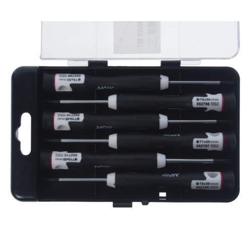 Набор отверток прецизионных TORX T6, T7, T8, T9, T10, T15 6ед