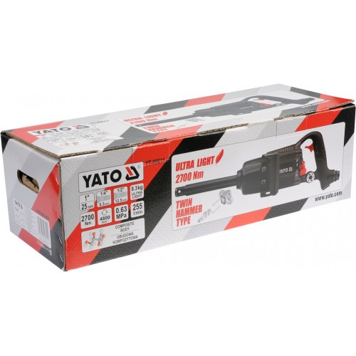Гайковерт пневматический ударный 1" YATO YT-09611