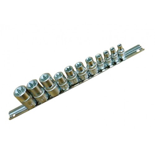 Набор головок TORX 1/4",1/2",3/8" Е5-Е20 11ед.