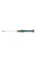 Отвертка шлицевая ювелирная 1.5 mm L стержня = 40 mm L общая = 120 mm FORCE 733040015 F