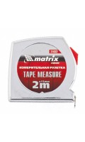 Рулетка CHrom, 2 м x 13 мм, хромированный корпус. MATRIX