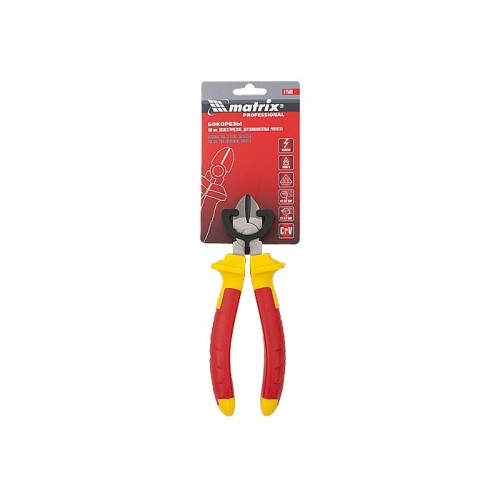 Бокорезы Insulated, 160мм, двухкомпонентные рукоятки MATRIX PROFESSIONAL 17506