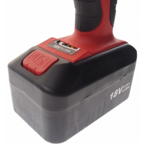 Гайковерт акумуляторний 1/2" (850Нм, 1800об/хв., DC 18V, 2.5кг) 7652 JTC