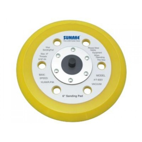 Диск для шлифмашинки d=6" (150 мм), 6 отверстий SUMAKE P-G66VC