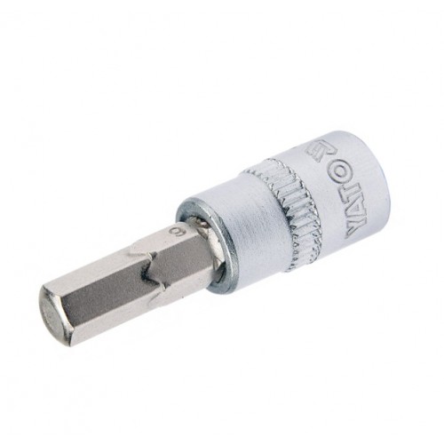 Головка із вставкою HEX 1/4" 6 мм, L=37 мм YATO YT-04373