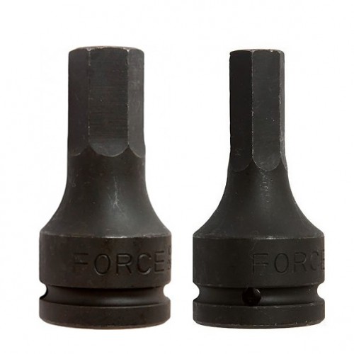 Головка-бита 3/4" (HEX) цельная, ударная 32 мм, L=90 мм FORCE 2649032 F