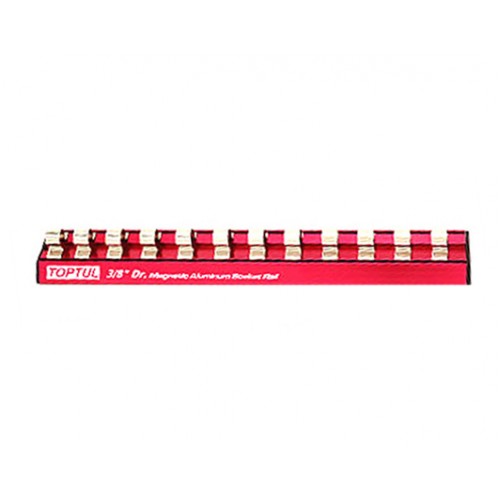 Держатель для головок (планка магнитная) 3/8" L=240 мм12 зажимов TOPTUL PBKB2R2412